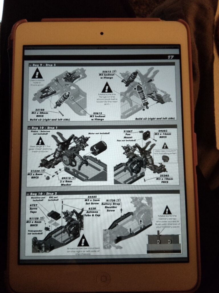 iPad Kindle RC Manuals The Perfect Place For Storing Free